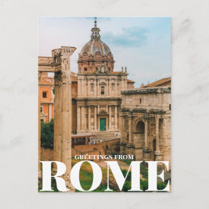 groeten uit Rome Briefkaart