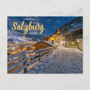 Groeten uit Salzburg Oostenrijk Briefkaart