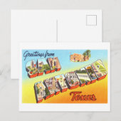 groeten uit San Antonio, Texas Briefkaart (Voorkant / Achterkant)