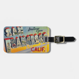 Groeten uit San Francisco Bagagelabel