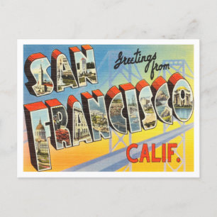 Groeten uit San Francisco, California Travel Briefkaart