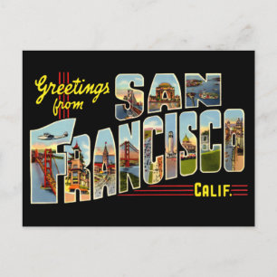  groeten uit San Francisco op reis Briefkaart