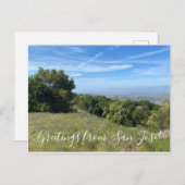 Groeten uit San Jose. Briefkaart (Voorkant / Achterkant)
