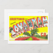 groeten uit Savannah, Georgia, Briefkaart (Voorkant / Achterkant)