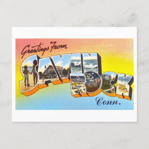 groeten uit Savin Rock, Connecticut, Briefkaart