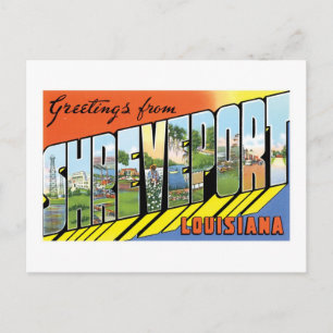 Groeten uit Shonthport, Louisiana Briefkaart