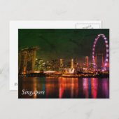 Groeten uit Singapore Briefkaart (Voorkant / Achterkant)