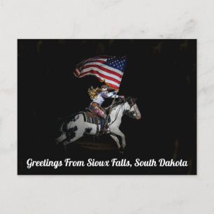 Groeten uit Sioux Herfsten, South Dakota Briefkaar Briefkaart