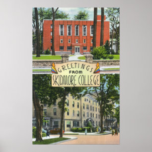 Groeten uit Skidmore College-scènes Poster