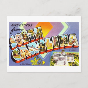 Groeten uit South Carolina Briefkaart