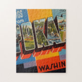 Groeten uit Spokane Washington Legpuzzel (Verticaal)
