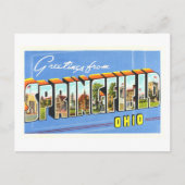 groeten uit Springfield, Ohio, Briefkaart (Voorkant)