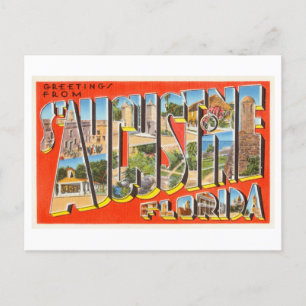  groeten uit St. Augustine, Florida Briefkaart