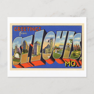 groeten uit St. Louis, Missouri Briefkaart