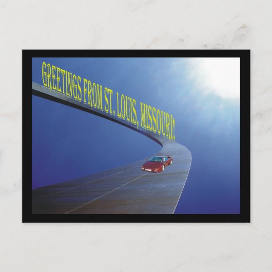 Groeten uit St. Louis, MO Briefkaart (Voorkant)