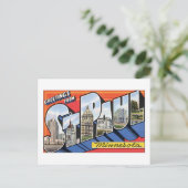 Groeten uit St. Paul Minnesota Briefkaart (Staand voorkant)