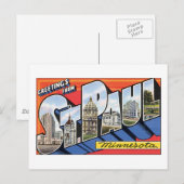 Groeten uit St. Paul Minnesota Briefkaart (Voorkant / Achterkant)
