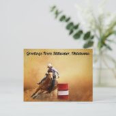 Groeten uit Stillwater, Briefkaart Oklahoma (Staand voorkant)