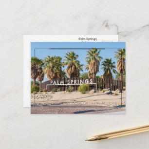 Groeten uit Sunny Palm Springs, Californië Briefkaart