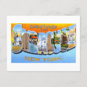  groeten uit Syracuse, New York, Briefkaart