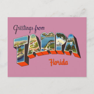 Groeten uit Tampa, Florida Briefkaart