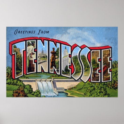  groeten uit Tennessee Poster (Voorkant)