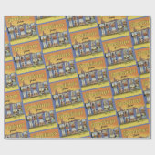 Groeten uit Texas  stijl Cadeaupapier (Vlak)