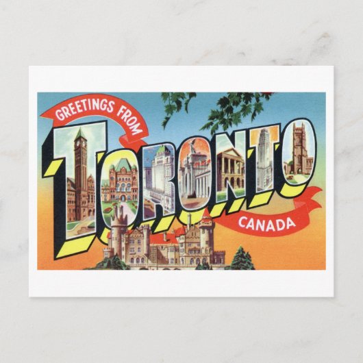 groeten uit Toronto, Canada, Briefkaart (Voorkant)
