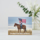 Groeten uit Tulsa, Briefkaart Oklahoma (Staand voorkant)