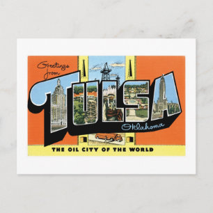 Groeten uit Tulsa, Oklahoma Briefkaart