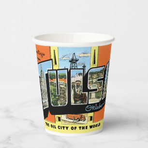 Groeten uit Tulsa, Oklahoma! Papieren Bekers