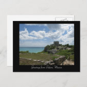 Groeten uit Tulum, Mexico Briefkaart (Voorkant / Achterkant)