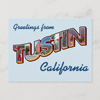 Groeten uit Tustin, Californië Briefkaart