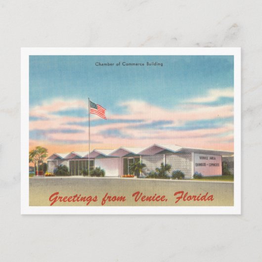 groeten uit Venetië, Florida Briefkaart (Voorkant)