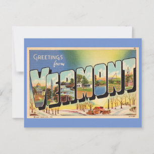 Groeten uit Vermont Briefkaart