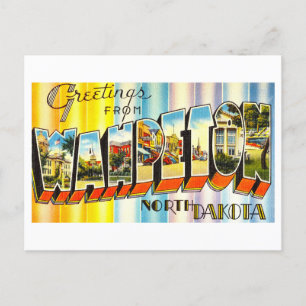 groeten uit Wahpeton, North Dakota, Briefkaart
