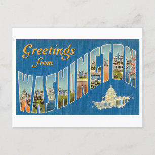  groeten uit Washington DC Briefkaart
