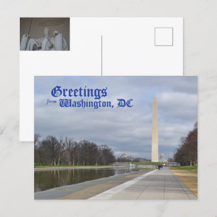 Groeten uit Washington, DC Briefkaart