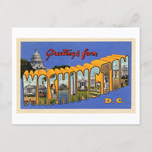 groeten uit Washington DC Briefkaart