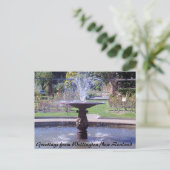 Groeten uit Wellington Nieuw-Zeeland Briefkaart (Staand voorkant)