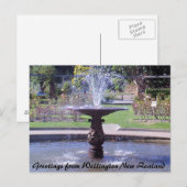 Groeten uit Wellington Nieuw-Zeeland Briefkaart (Voorkant / Achterkant)