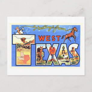  groeten uit West-Texas Briefkaart