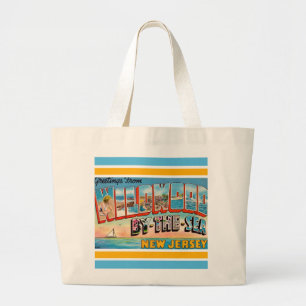 Groeten uit Wildwood by the Sea Grote Tote Bag