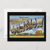 Groeten uit Winslow Arizona Briefkaart (Voorkant / Achterkant)