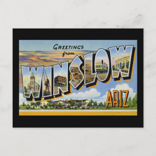 Groeten uit Winslow Arizona Briefkaart