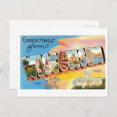 groeten uit Wisconsin Briefkaart (Voorkant / Achterkant)