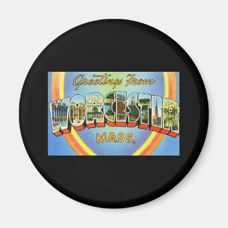 Groeten uit Worcester Massachusetts Magneet