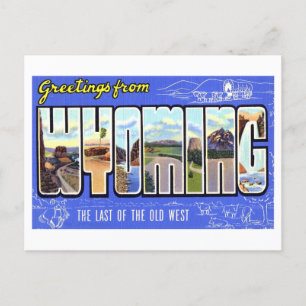groeten uit Wyoming Briefkaart