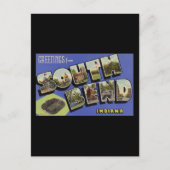 Groeten uit Zuid-Bend Indiana Briefkaart (Voorkant)