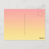 Groeten uit Zuid-Californië Briefkaart (Achterkant)